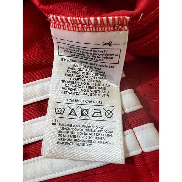 Adidas Condivo 16 Soccer Jersey Men's S Red/White ClimaCool Short Sleeve NWT - Picture 10 of 11